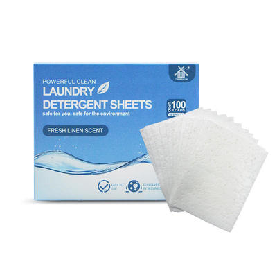 Eko-Lavanta & Okyanus Kokulu Tek Kullanımlık Katı Enzimli Çamaşır Deterjanı Yaprakları Üreticisi