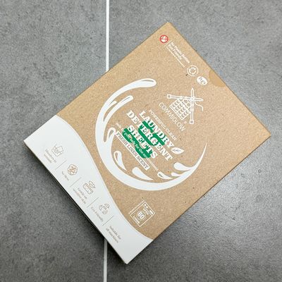 Çevre Dostu Katı Çamaşır Deterjanı Konsantre Şeritler Yapraklar Tek Kullanımlık Temizlik Tabletleri