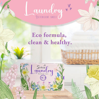 Çamaşır Deterjanı Yaprakları Çevre Dostu, Derinlemesine Temizlik ve Sıvı İçermeyen Çamaşır Yaprağı