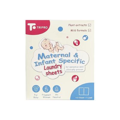 Taşınabilir Suda Çözünen Bebek Çamaşır Deterjanı Yaprakları Biyolojik Olarak Parçalanabilir Kağıt Sabun