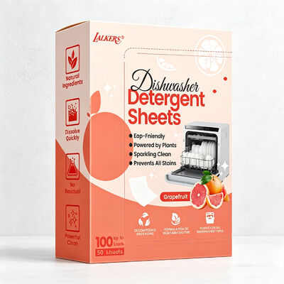 İyi fiyat Eco-Friendly Hypoallergenic Long-Lasting Dish Washing Sheets and Dishwasher Cleaning Sheets çevrimiçi