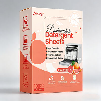 Eco-Friendly Hypoallergenic Long-Lasting Dish Washing Sheets and Dishwasher Cleaner Strips