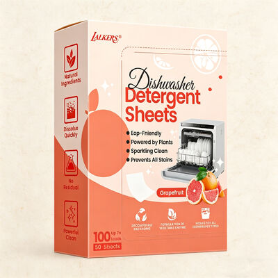 Zahmetsiz Bulaşık Yıkama İçin Çevre Dostu Hipoalerjenik Uzun Ömürlü Bulaşık Makinesi Deterjan Levhaları
