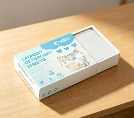 Biyodegradable Formula Ekolojik Çamaşır Çamaşırları, özelleştirilebilir koku ve etkili lekeleri kaldırmak için 11 * 14cm boyutlu