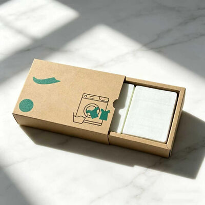 Eco-Friendly Laundry Detergent Sheets with Deep Stain Removal and Long-Lasting Fragrance for Compact Travel Use