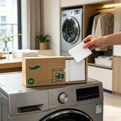 Zorlu Leke Çıkarma ve Giysi Koruması için Renk Kilitli Eco Çamaşır Deterjanı Yaprakları