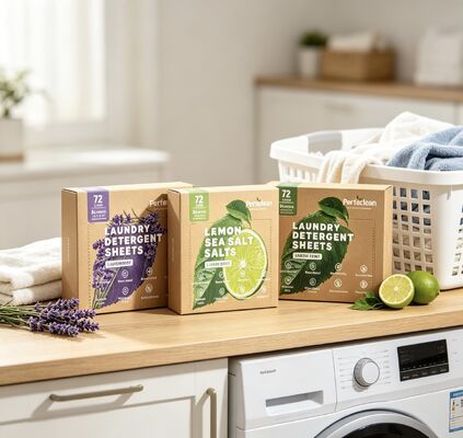 Plant Based Biodegradable Hypoallergenic Laundry Detergent Sheets for Sensitive Skin and Eco-Friendly Washing